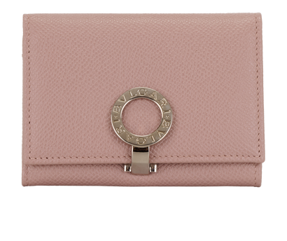 Bulgari Card Wallet, &pound;250, Accessories, Pink, Leather, Front view